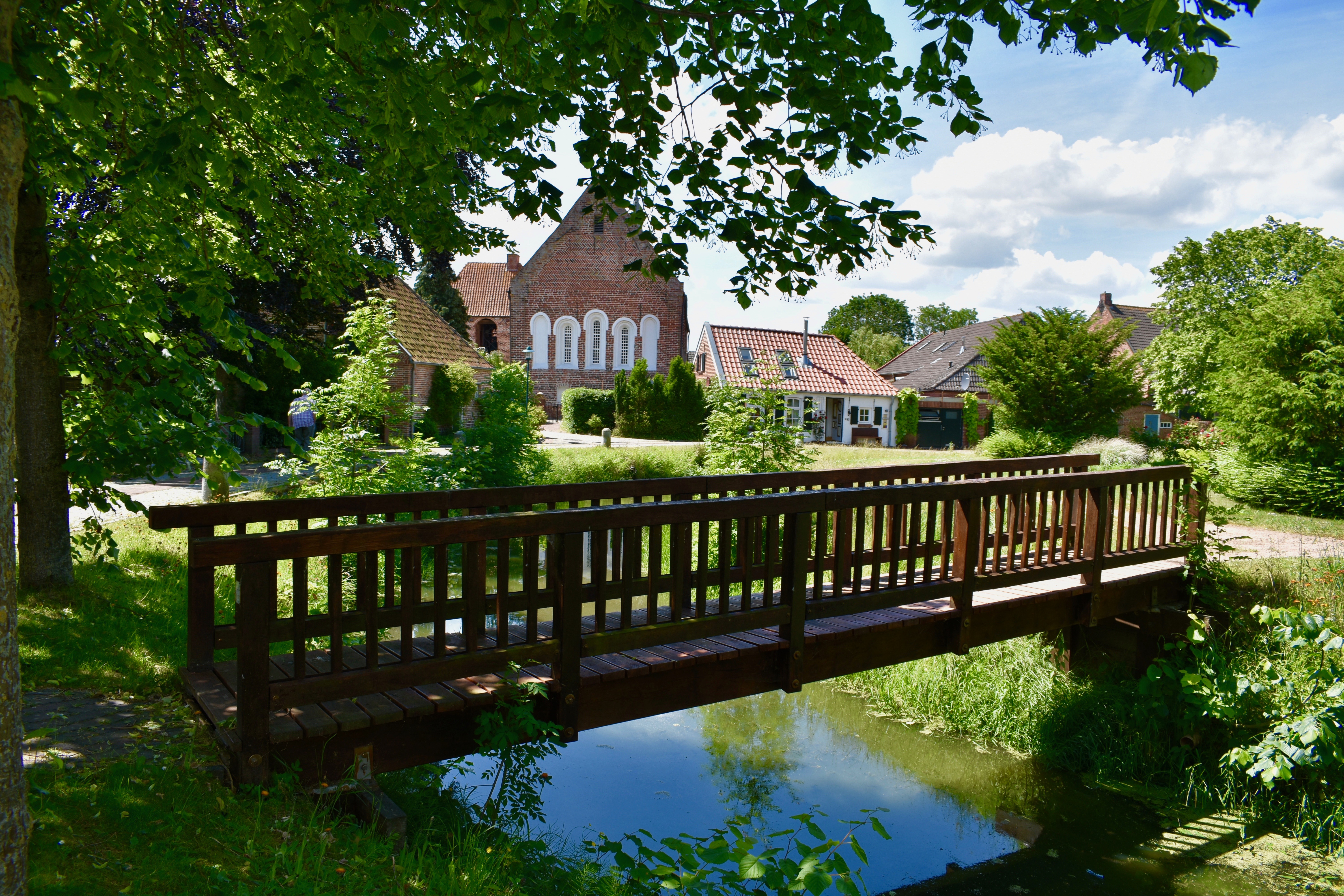 Ostfriesland Krummhörn Loquard Burggraben